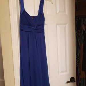 Blue strap dress